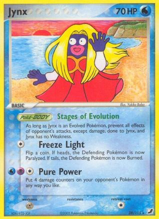 Jynx  - Reverse Holofoil Unseen Forces - Rare