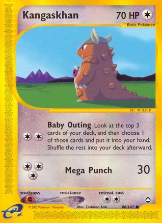 Kangaskhan  Aquapolis - Common
