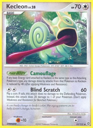 Kecleon  - Reverse Holofoil Secret Wonders - Uncommon