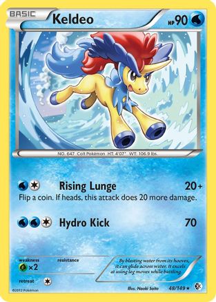 Keldeo (48)  Boundaries Crossed - Rare