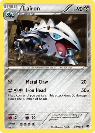 Lairon  - Reverse Holofoil Plasma Blast - Uncommon