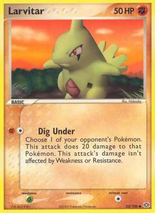Larvitar  Emerald - Common