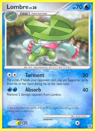 Lombre 054/132  - Reverse Holofoil Secret Wonders - Uncommon