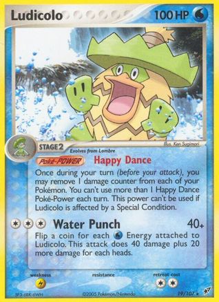 Ludicolo - 019/107/107  Deoxys - Rare