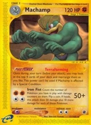 Machamp (51)  - Reverse Holofoil Expedition - Rare