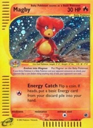 Magby (17)  - Reverse Holofoil Expedition - Holo Rare