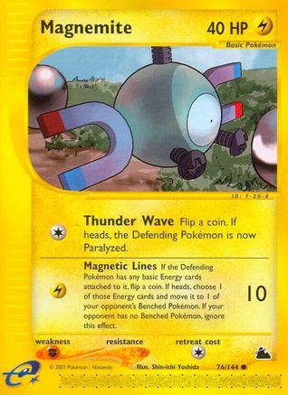Magnemite  - Reverse Holofoil Skyridge - Common