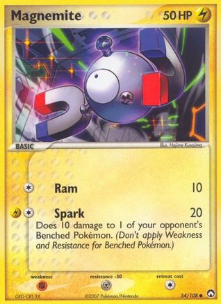 Magnemite  - Reverse Holofoil Power Keepers - Common