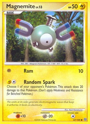 Magnemite (67)  - Reverse Holofoil Stormfront - Common