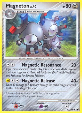 Magneton (42)  - Reverse Holofoil Stormfront - Uncommon