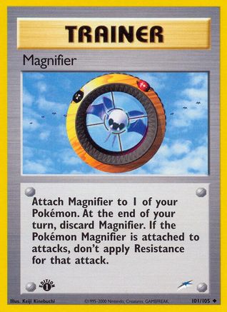 Magnifier 101  - 1st Edition Neo Destiny - Uncommon