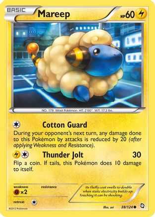 Mareep 038  - Reverse Holofoil Dragons Exalted - Common