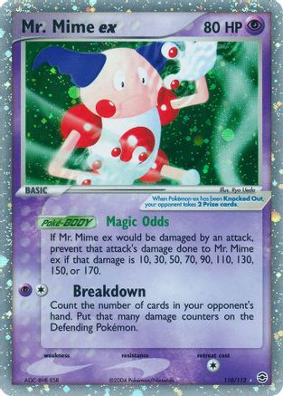 Mr. Mime ex - 110/112/112  - Holofoil FireRed & LeafGreen - Ultra Rare