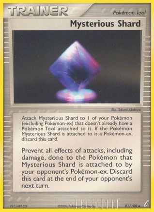 Mysterious Shard/100  - Reverse Holofoil Crystal Guardians - Uncommon