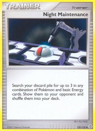 Night Maintenance 120  - Reverse Holofoil Secret Wonders - Uncommon