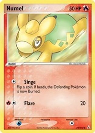 Numel 072  - Reverse Holofoil Holon Phantoms - Common