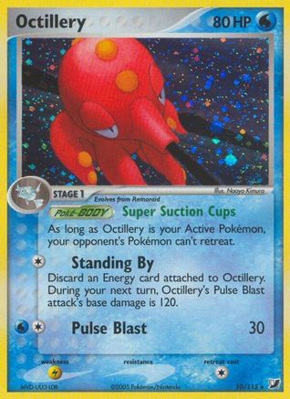 Octillery  - Reverse Holofoil Unseen Forces - Holo Rare