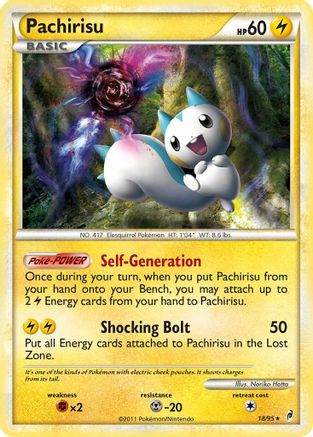 Pachirisu/95  - Reverse Holofoil Call of Legends - Holo Rare
