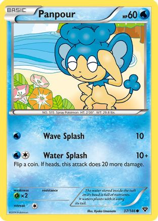 Panpour  - Reverse Holofoil XY Base Set - Common