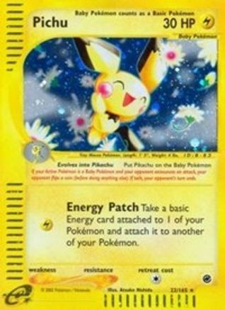 Pichu (22)  - Reverse Holofoil Expedition - Holo Rare