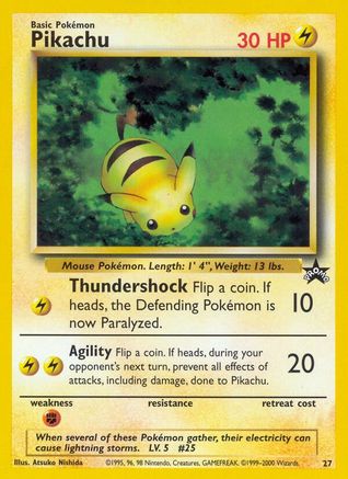 Pikachu (27) 027  WoTC Promo - Promo