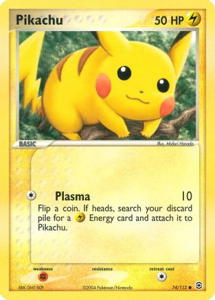Pikachu  - Reverse Holofoil FireRed & LeafGreen - Common