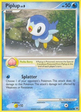 Piplup (72)  Majestic Dawn - Common