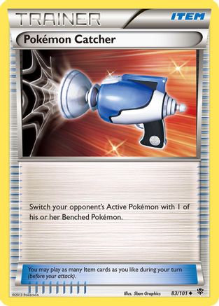 Pokemon Catcher 083  - Reverse Holofoil Plasma Blast - Uncommon