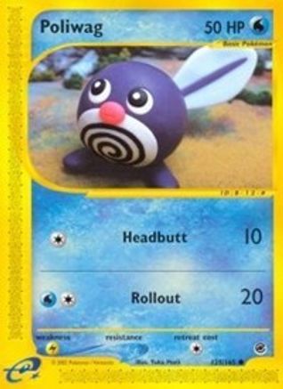 Poliwag  - Reverse Holofoil Expedition - Common