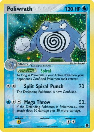Poliwrath  - Reverse Holofoil FireRed & LeafGreen - Holo Rare