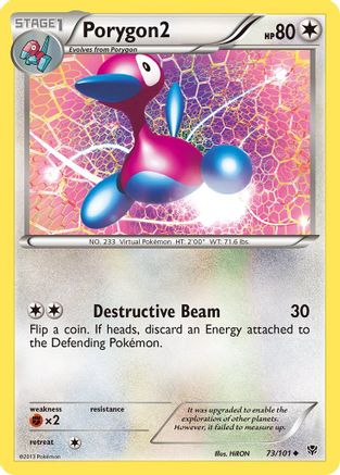 Porygon2  - Reverse Holofoil Plasma Blast - Uncommon