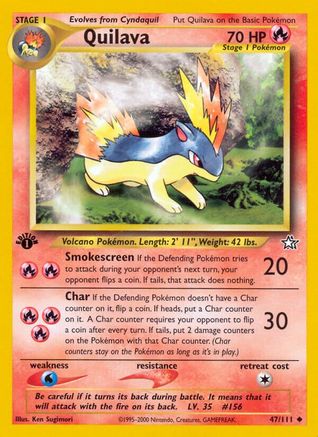 Quilava (47) 047  - 1st Edition Neo Genesis - Uncommon