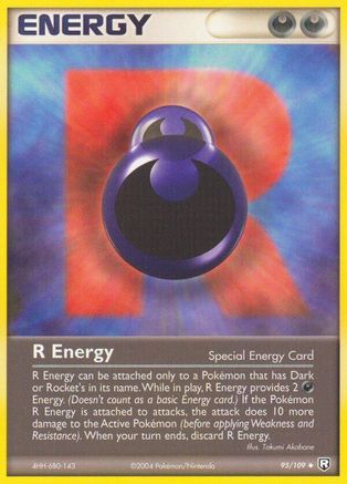 R Energy 095  Team Rocket Returns - Uncommon