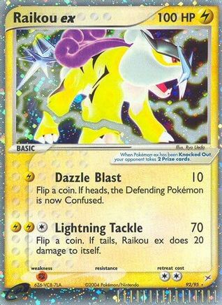 Raikou ex  - Holofoil Team Magma vs Team Aqua - Ultra Rare