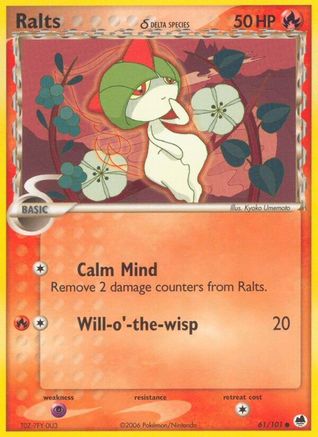 Ralts (Delta Species) 061  Dragon Frontiers - Common