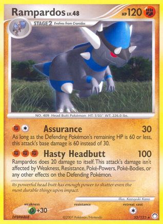 Rampardos  Mysterious Treasures - Rare