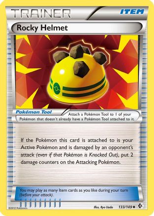 Rocky Helmet 133/149  - Reverse Holofoil Boundaries Crossed - Uncommon
