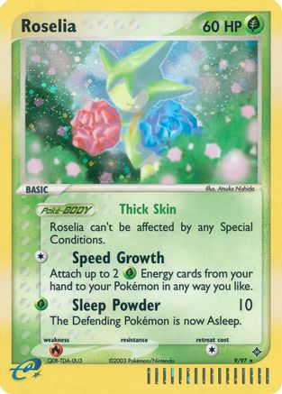 Roselia 009  - Holofoil Dragon - Holo Rare