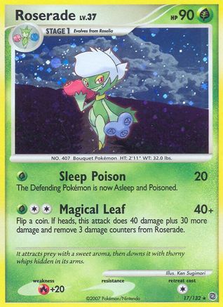 Roserade  - Holofoil Secret Wonders - Holo Rare