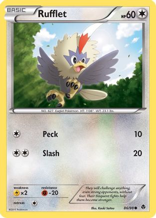 Rufflet (86)  Emerging Powers - Common