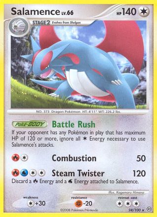Salamence  Stormfront - Rare
