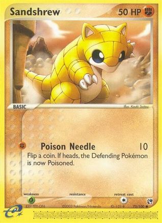 Sandshrew 075  Sandstorm - Common
