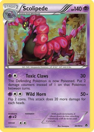 Scolipede  Emerging Powers - Rare