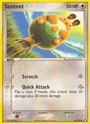Sentret 062  - Reverse Holofoil Legend Maker - Common