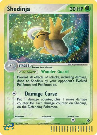Shedinja  - Holofoil Dragon - Holo Rare