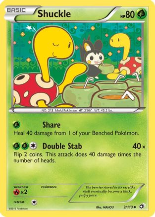 Shuckle 003  Legendary Treasures - Uncommon