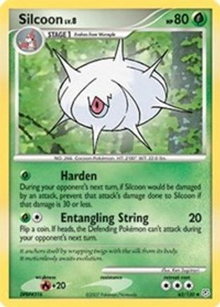 Silcoon  - Reverse Holofoil Diamond and Pearl - Uncommon