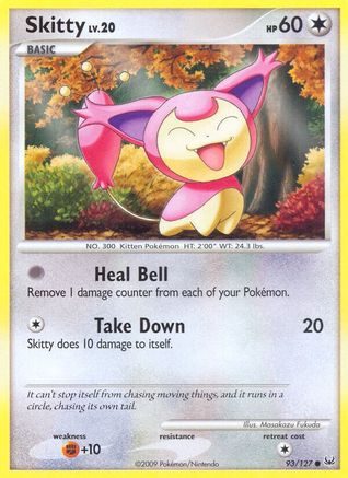 Skitty 093  Platinum - Common