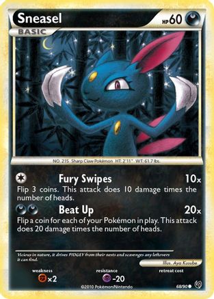 Sneasel 068/90  Undaunted - Common