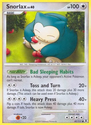 Snorlax (81) 081  Rising Rivals - Common